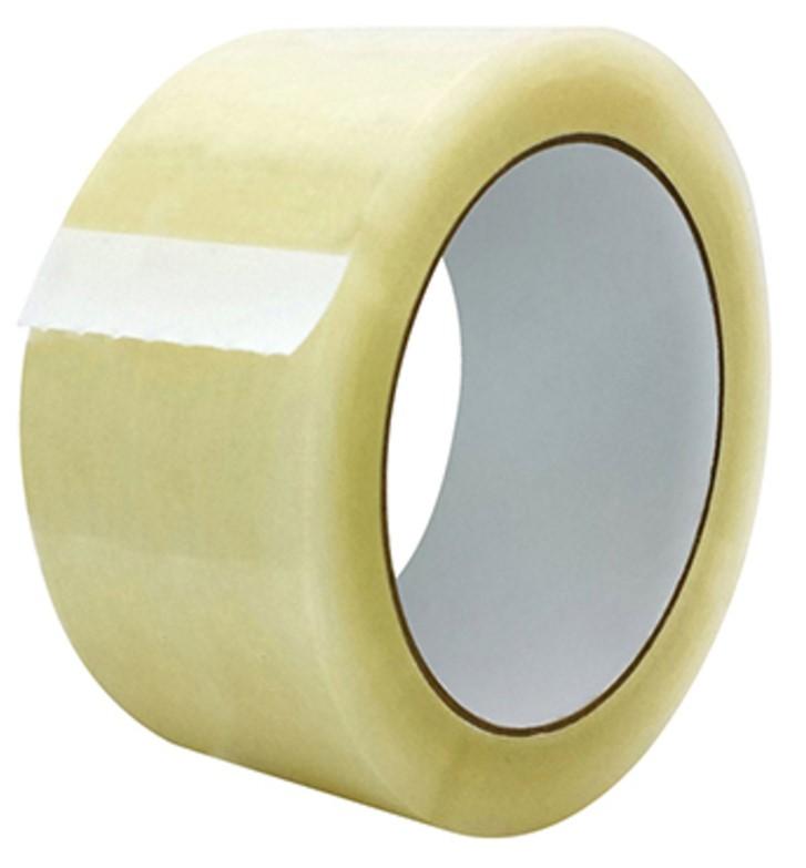 Sealing Tape 2IN X110YD White 1.83MIL Medium Weight Printed Hot Melt 36 Rolls/Case