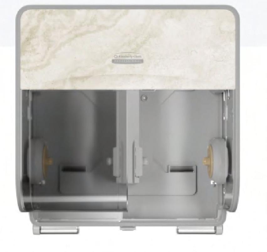 Kimberly-Clark Professional ICON™ Toilet Paper Dispenser 10.187X15.875X16.625 IN Plastic Standard Roll 4-Roll 1/Each