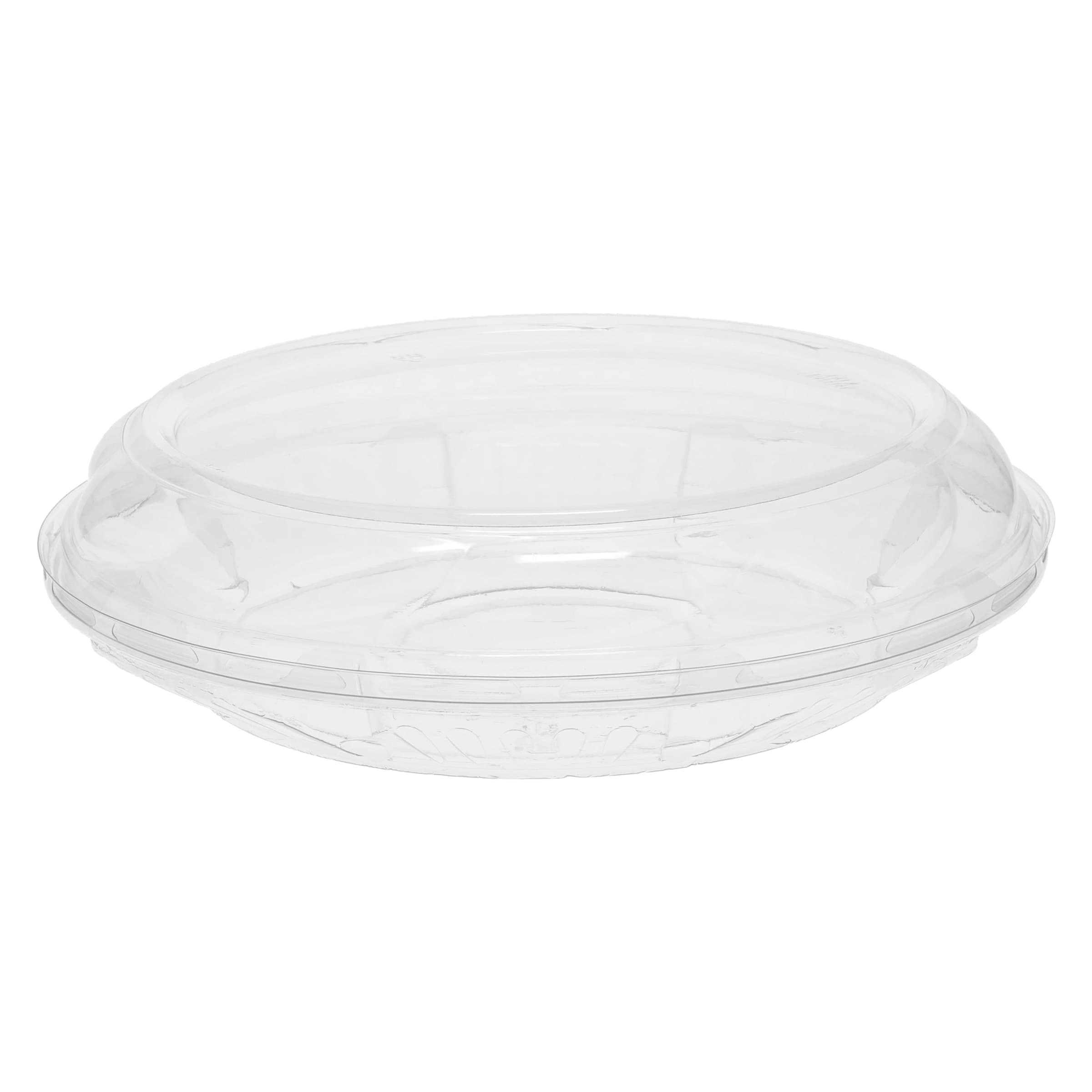 Pie Container & Lid Combo With Dome Lid 9X1.5 IN PET Clear Swirl 100/Case