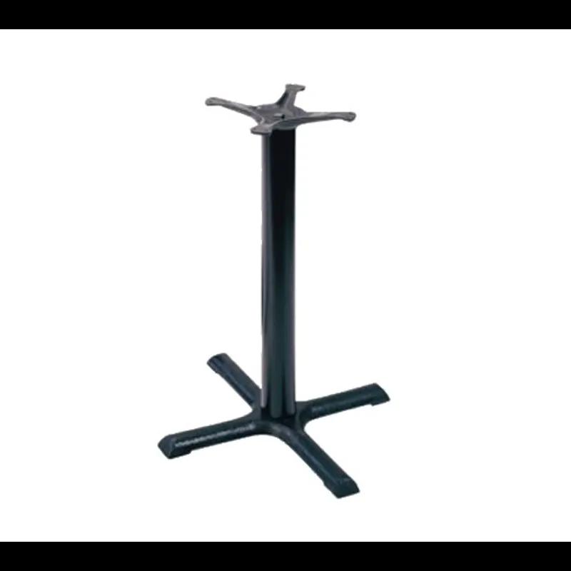 Table Base 4 IN Black Cast Iron Dining Height 1/Each