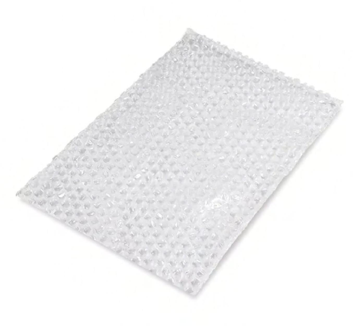 Bubble Cushioning Bag 6X6 IN Clear LDPE 3/16 IN Bubble 650 Count/Case