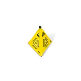 Safety Cone Caution Yellow Plastic Pop-Up Cone 1/Each