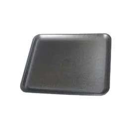 1014 Meat Tray 9.75X14X1 IN Polystyrene Foam Black Rectangle 100/Case