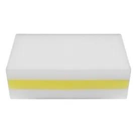 Impact® Amazing Sponge™ Scrub Sponge 5.8X3.5 IN Melamine White Yellow 3 Layer 30/Case