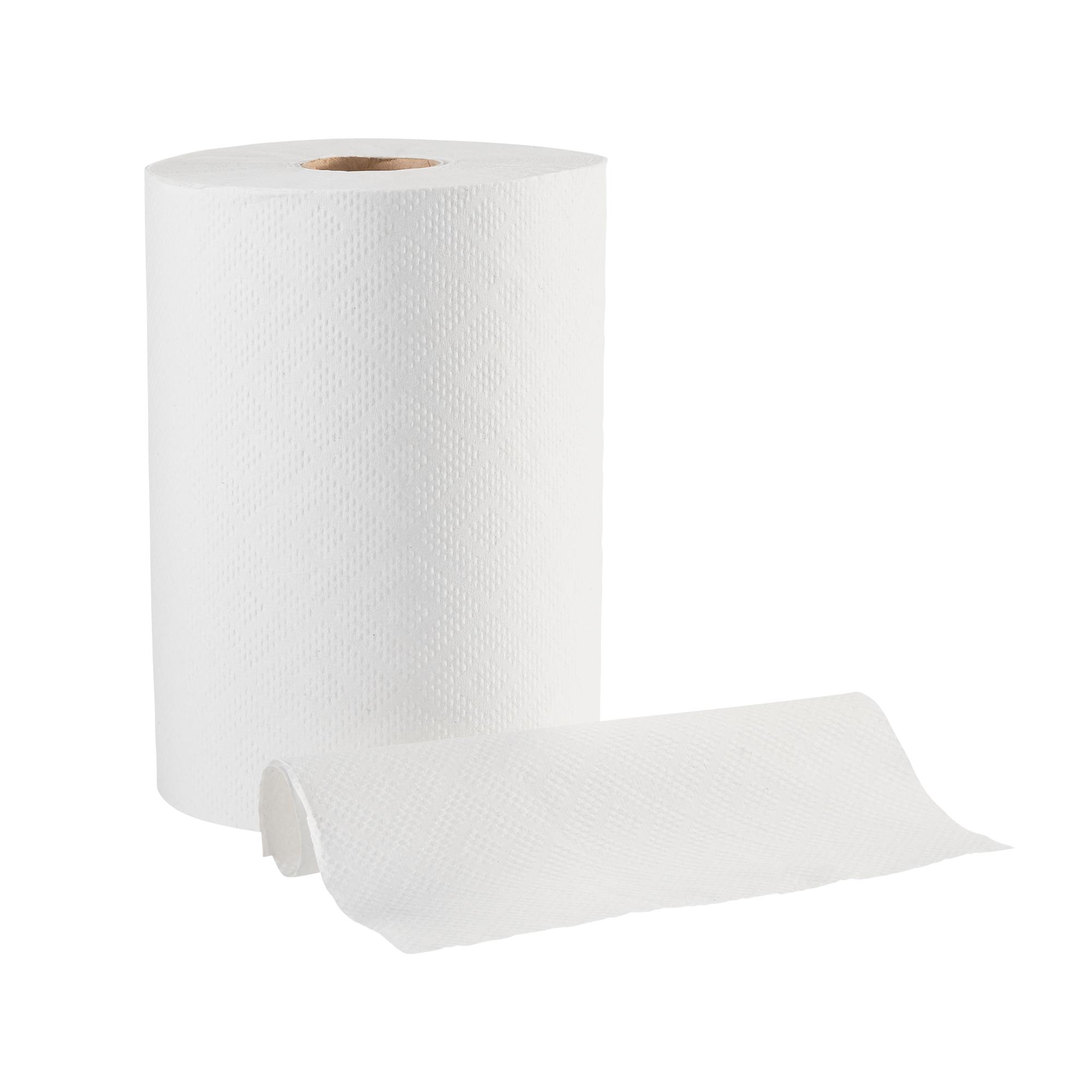 Pacific Blue Basic Roll Paper Towel 7.875IN X350FT 1PLY White Standard Roll EPA Indicator 12 Rolls/Case
