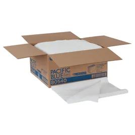 Pacific Blue Select A300 Bath Towel 39X19.5 IN White Rectangle Airlaid Paper 1PLY Disposable 200/Case