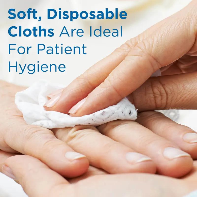 Pacific Blue Select A300 Bath Towel 39X19.5 IN White Rectangle Airlaid Paper 1PLY Disposable 200/Case