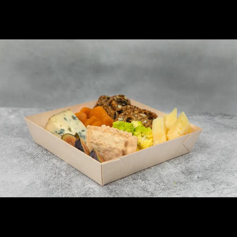 Serving Tray 5.1X7X1.1 IN Wood Rectangle Microwave Safe 100 Count/Case