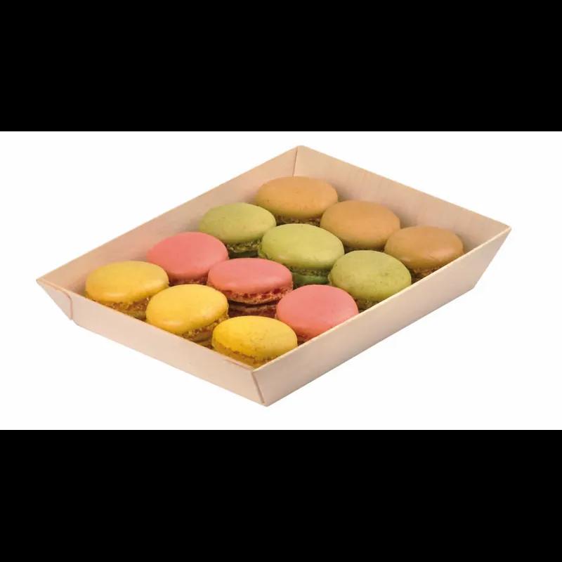 Serving Tray 5.1X7X1.1 IN Wood Rectangle Microwave Safe 100 Count/Case