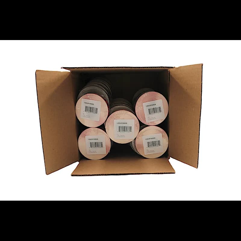Paid Label Fluorescent Pink Short Oval 1000 Count/Roll 60 Rolls/Case 60000 Count/Case