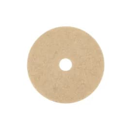 3M™ Scotch-Brite™ 3500 Buffing Pad 24X1 IN Tan Non-Woven Polyester Fiber Natural Fiber 1500-3000 RPM Center Hole 5/Case
