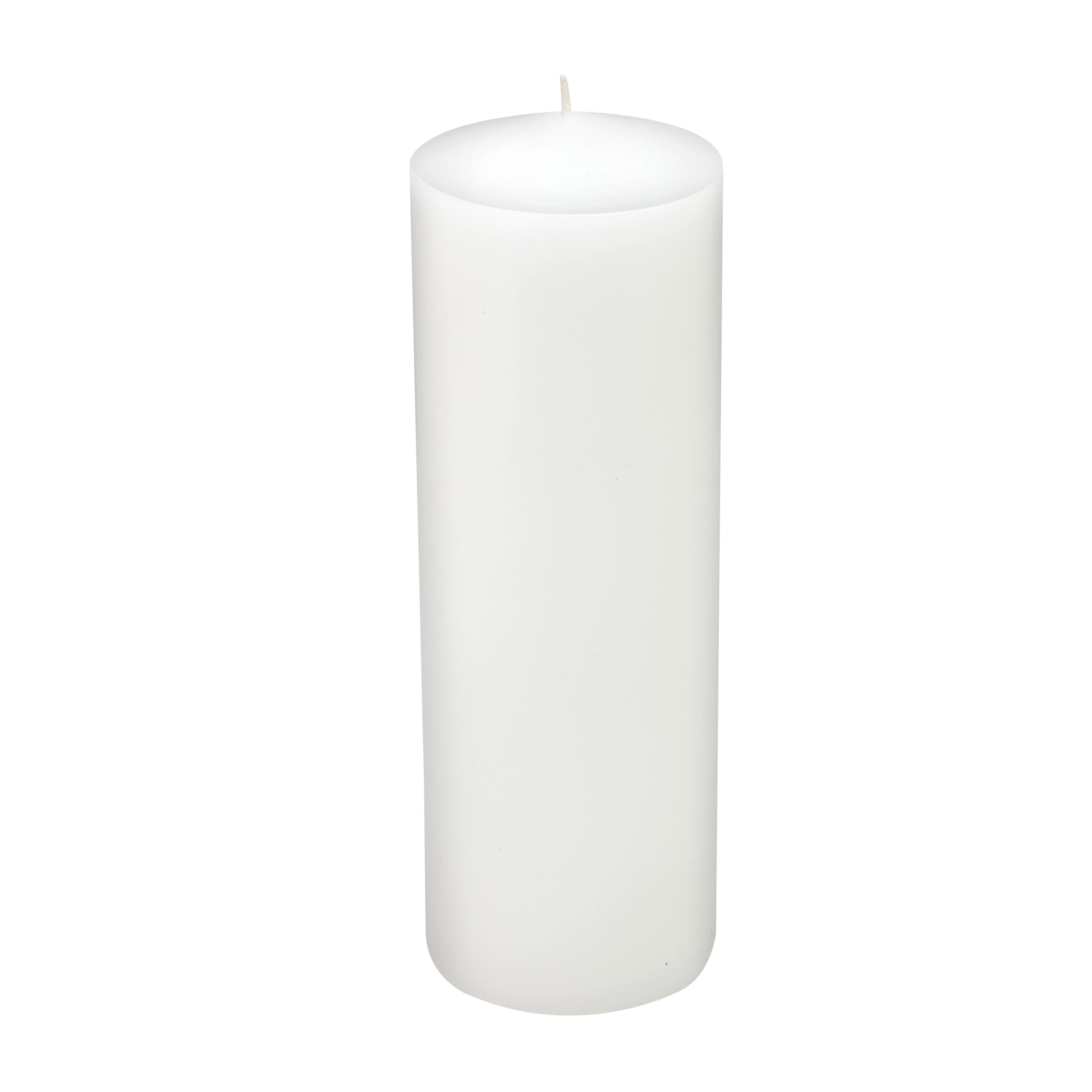 Pillar Candle 2.75X9.5 IN 160-HR White 12/Case