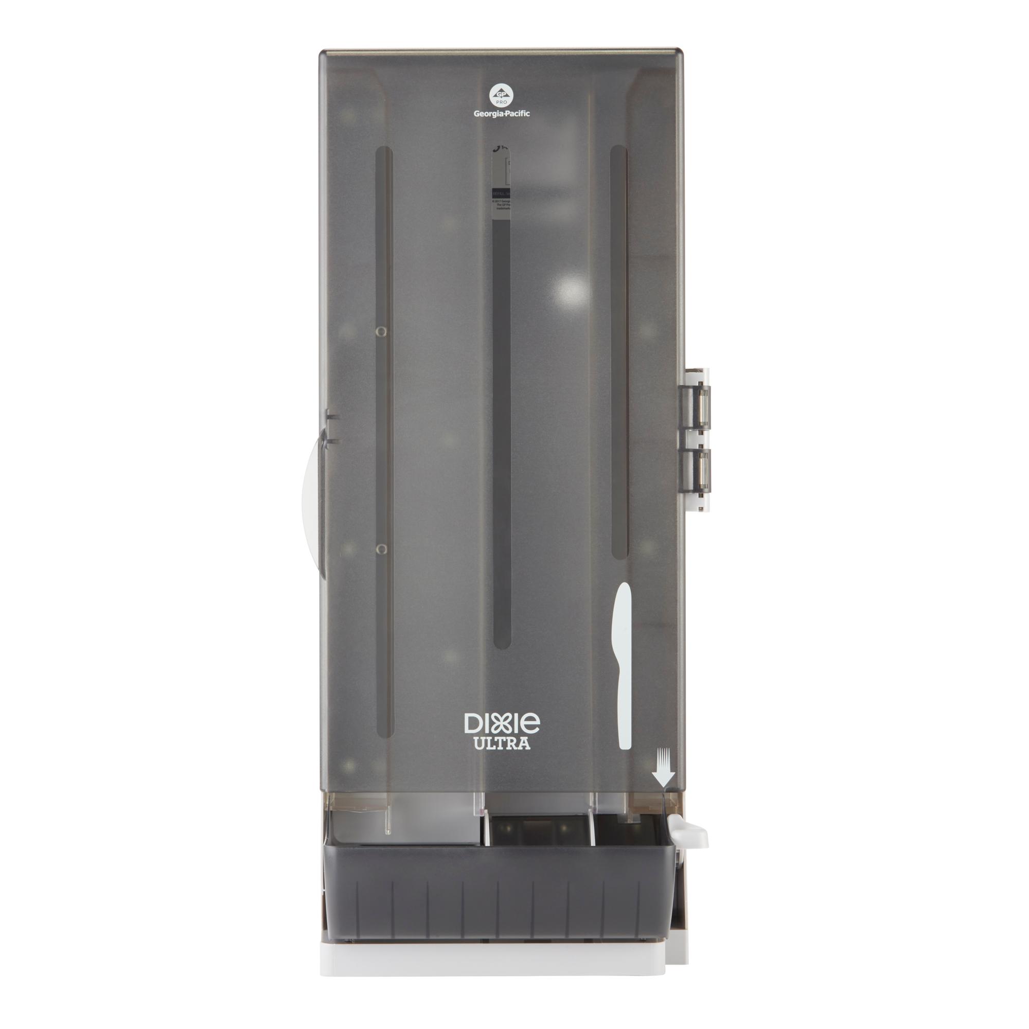 Dixie® Ultra SmartStock® Series-B Classic Knife Dispenser 8.78X10X24 IN Plastic Translucent Black 1/Each