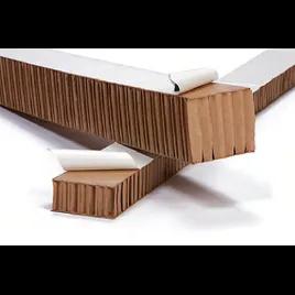 Honeycomb Pad 3X30X3X0.5 IN Corrugated Cardboard Pressure Sensitive Adhesive (PSA) 240 Count/Skid
