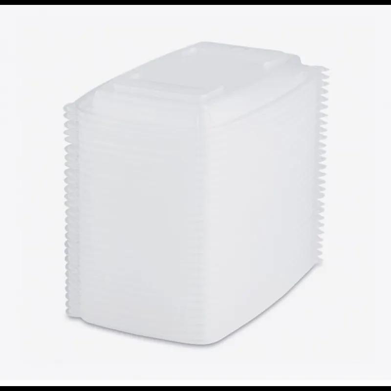 HomeFresh® Lid Dome 9.08X5.9X0.96 IN 1 Compartment PP Clear Rectangle For Container Unhinged 200/Case