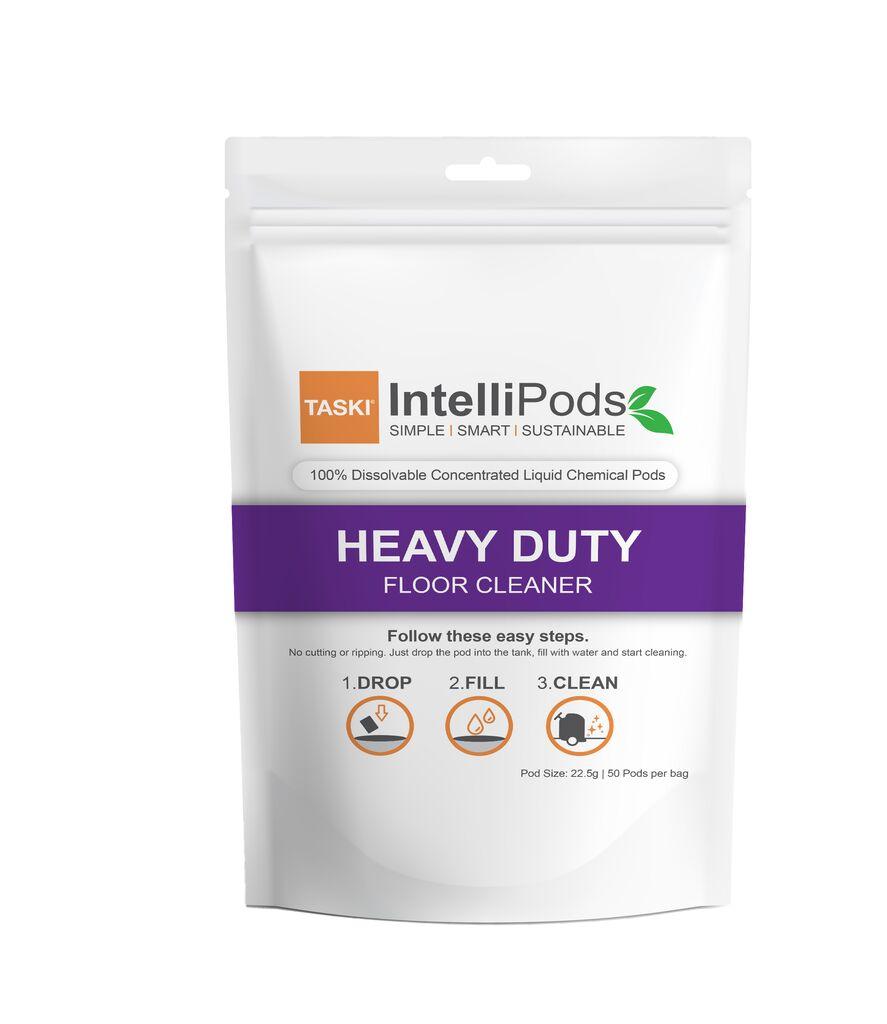 Taski® IntelliPods Floor Cleaner 22.5 G Pod Heavy Duty 100/Pack