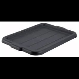 Lid Dish Box 21.75X15.5625X1.0625 IN Black Plastic Heavy Duty 1/Each