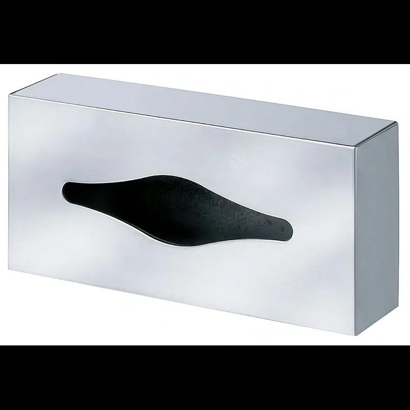 Facial Tissue Dispenser Stainless Steel Surface Mount Holds 1 Box of 100 Facial Tissues 1/Each