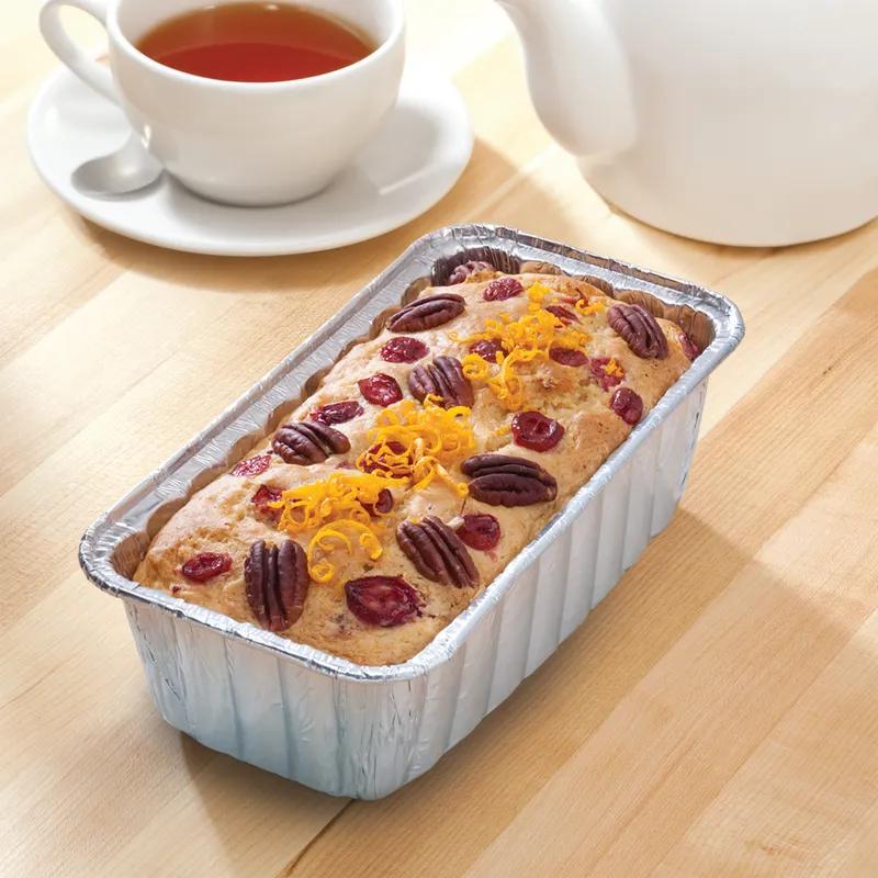 Bread & Loaf Pan 24 OZ Aluminum Silver Rectangle 500/Case