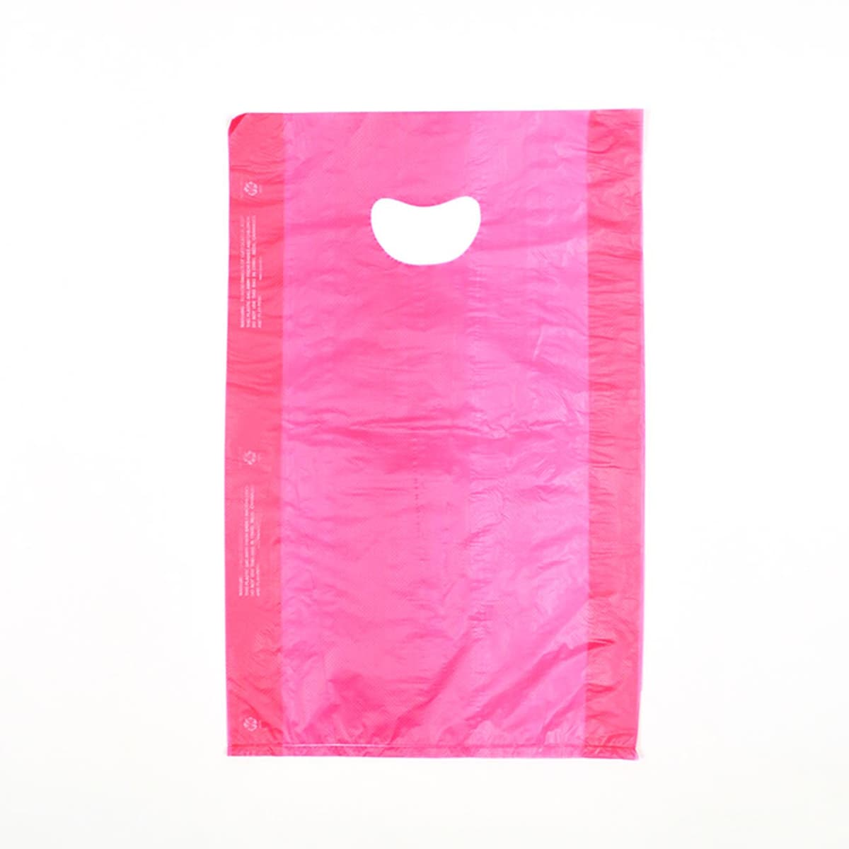 Merchandise Bag 12X3X18 IN Red HDPE 0.7MIL With Die Cut Handles 500/Case