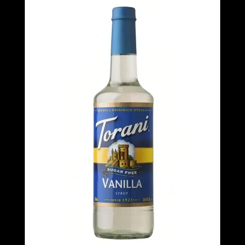 Vanilla Syrup 750 mL Sugar-Free PET Bottle 4/Case