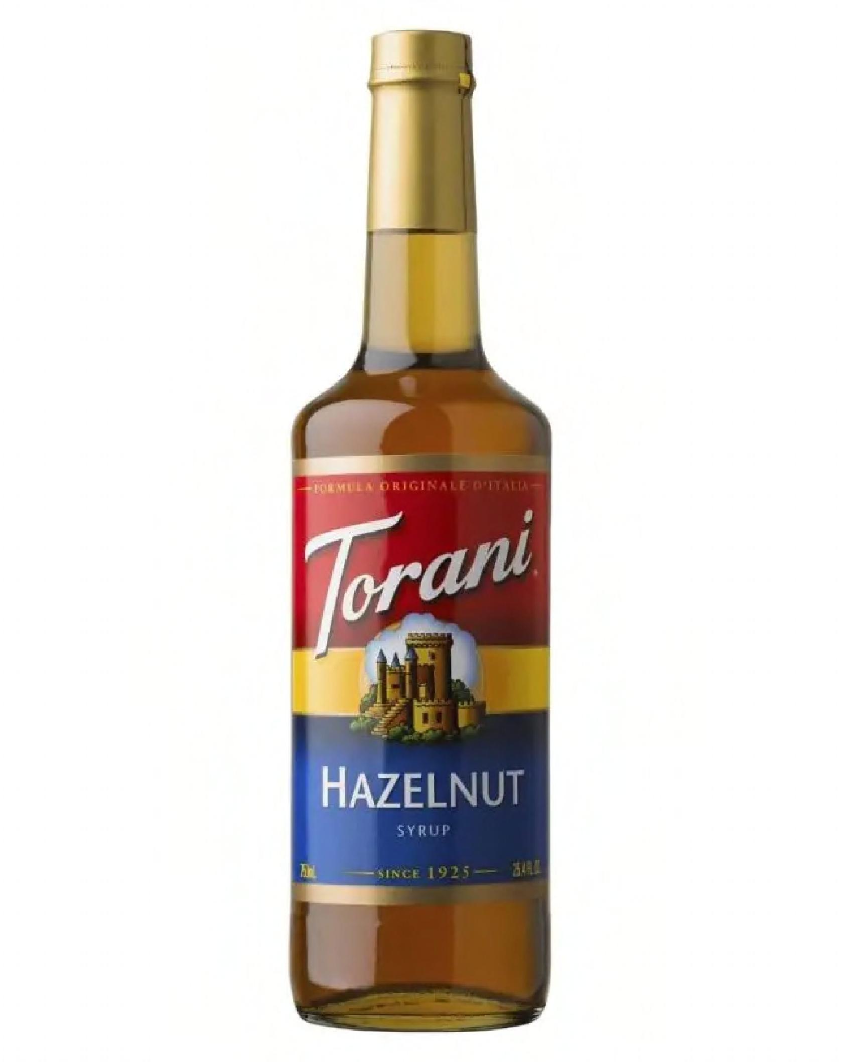 Classic Hazelnut Syrup 750 mL PET Bottle 4/Case