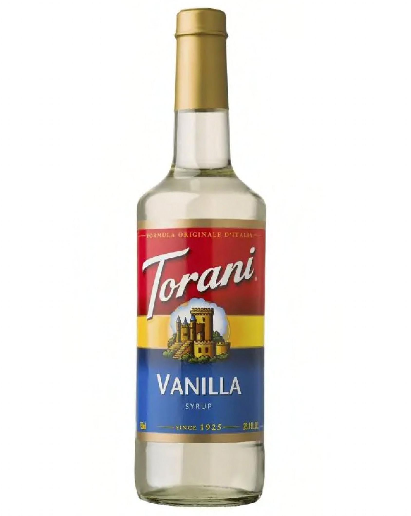 Vanilla Syrup 750 mL PET Bottle 4/Case