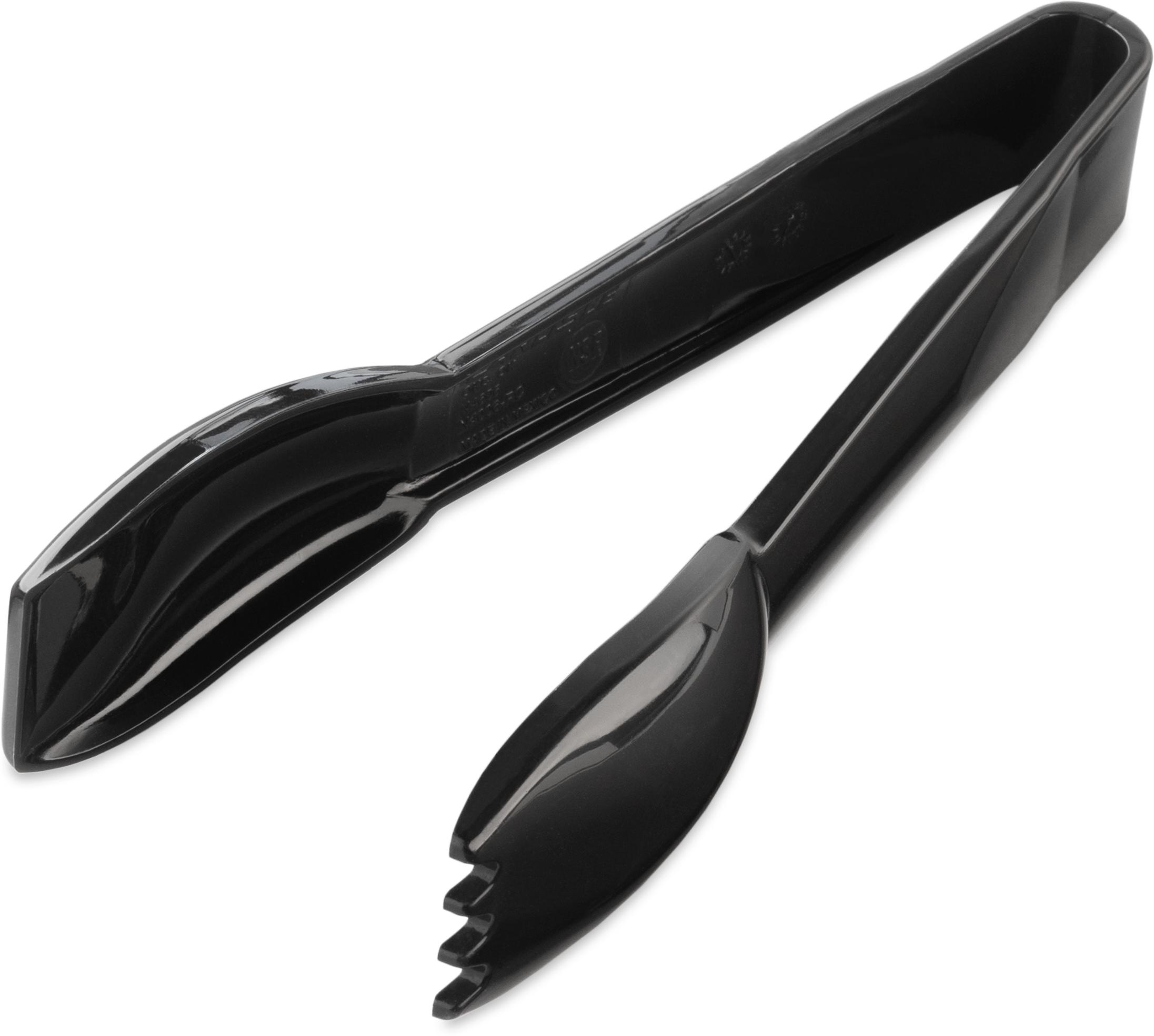 Tongs 6 IN Acetal Black 12/Case