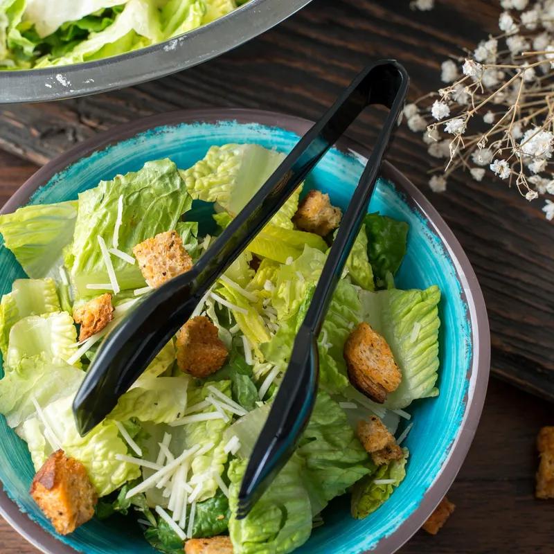 Tongs 6 IN Acetal Black 12/Case