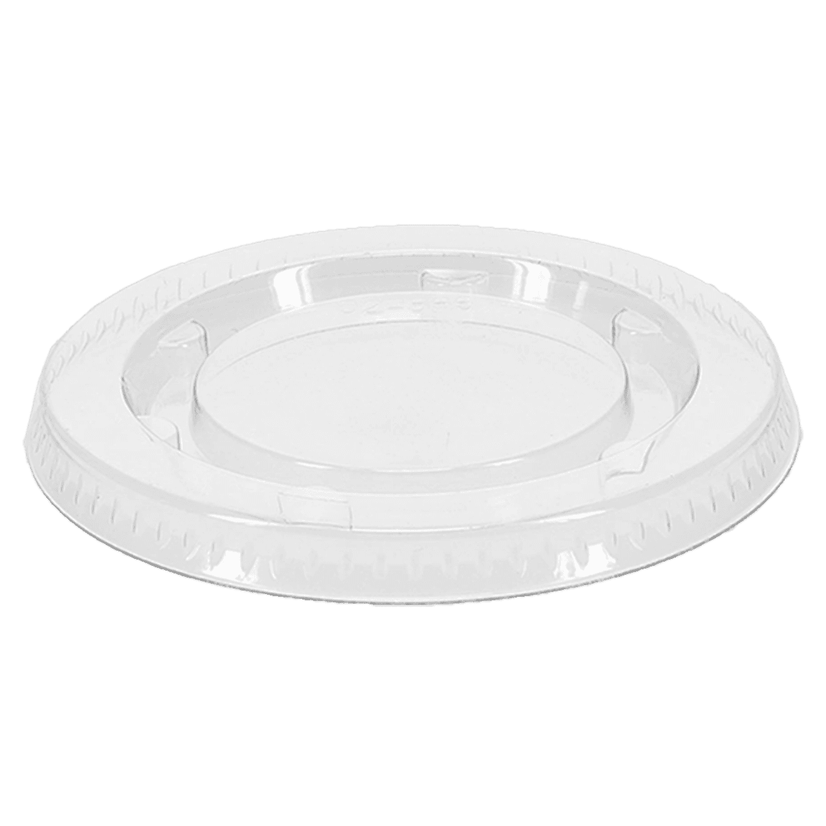 Lid Flat PET Clear For 2 OZ Portion Cup 100 Count/Pack 24 Packs/Case 2400 Count/Case