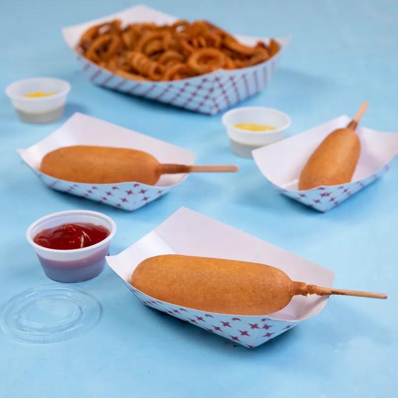 Lid Flat PET Clear For 2 OZ Portion Cup 100 Count/Pack 24 Packs/Case 2400 Count/Case