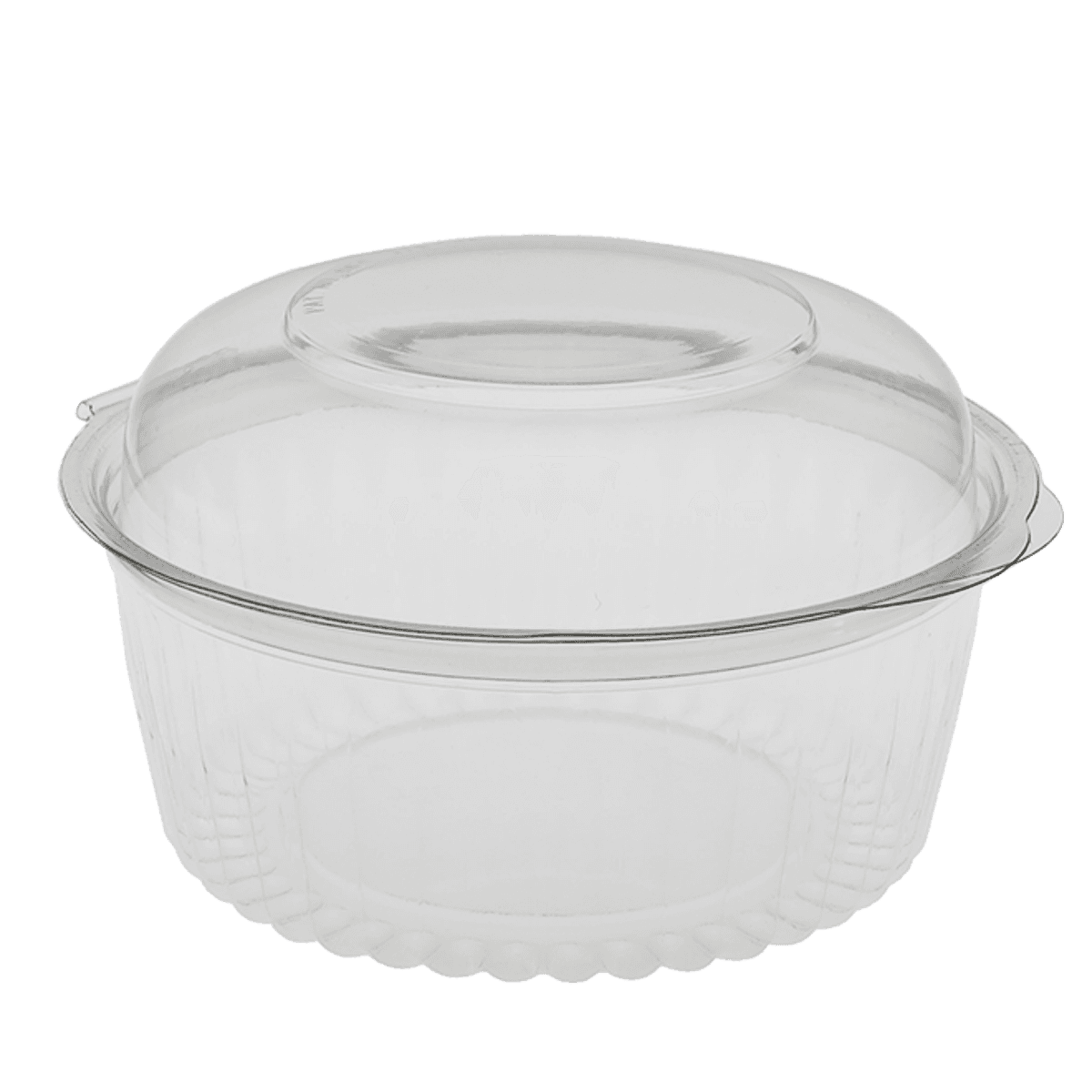 Sho-Bowl Bowl Hinged With Dome Lid 32 OZ PET Clear Round 150/Case