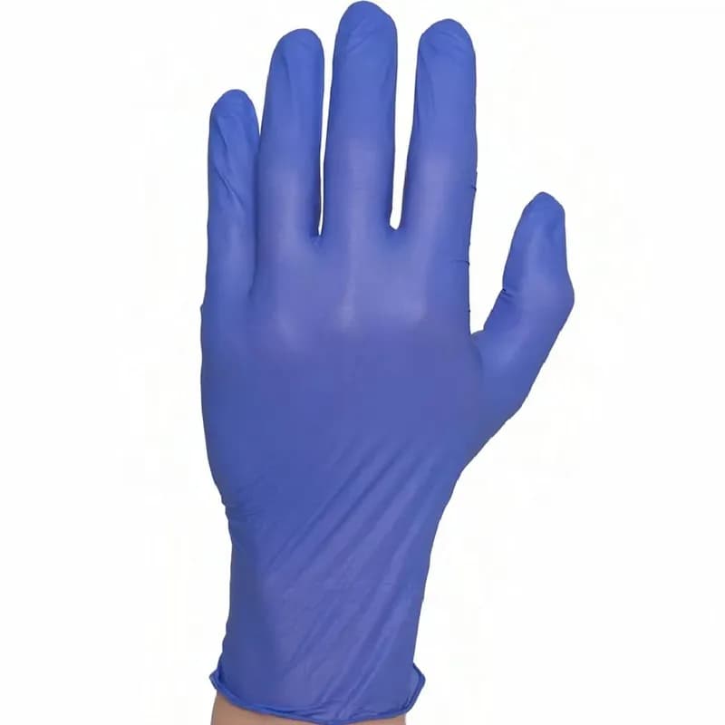 Safety Zone® Examination Gloves Medium (MED) Blue Violet 4MIL Micro Texture Nitrile Powder-Free 100 Ct/Box 10 Box/Case