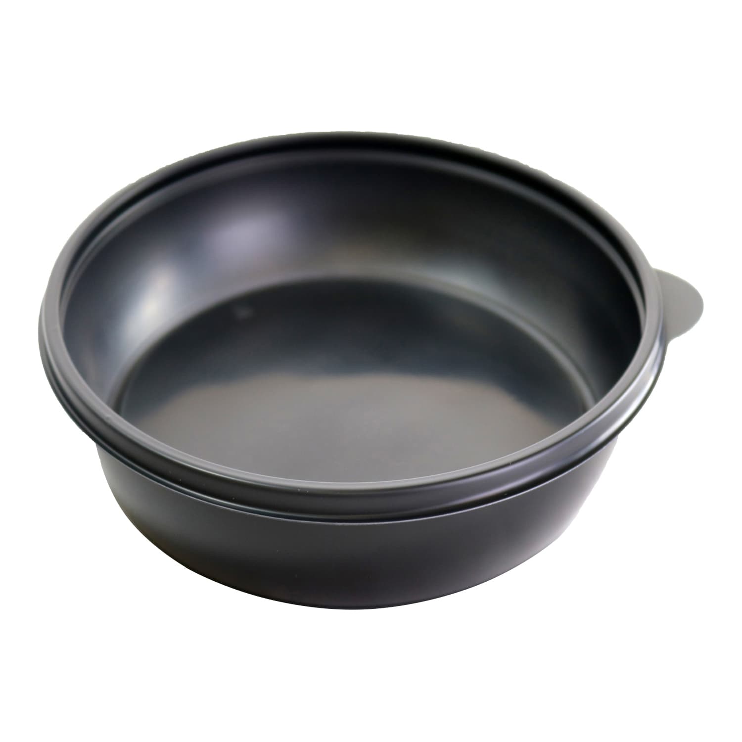 Take-Out Container Base 9X1.63 IN PP Black Round 150/Case