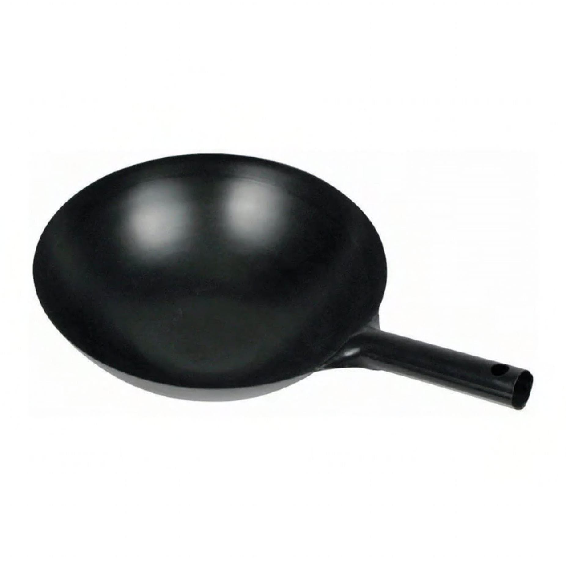 Wok 14.13X5.25 IN Carbon Steel Black Japanese 1/Each