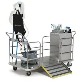 Project Trolley Stainless Steel With Lockable Storage Cabinet 1/Each