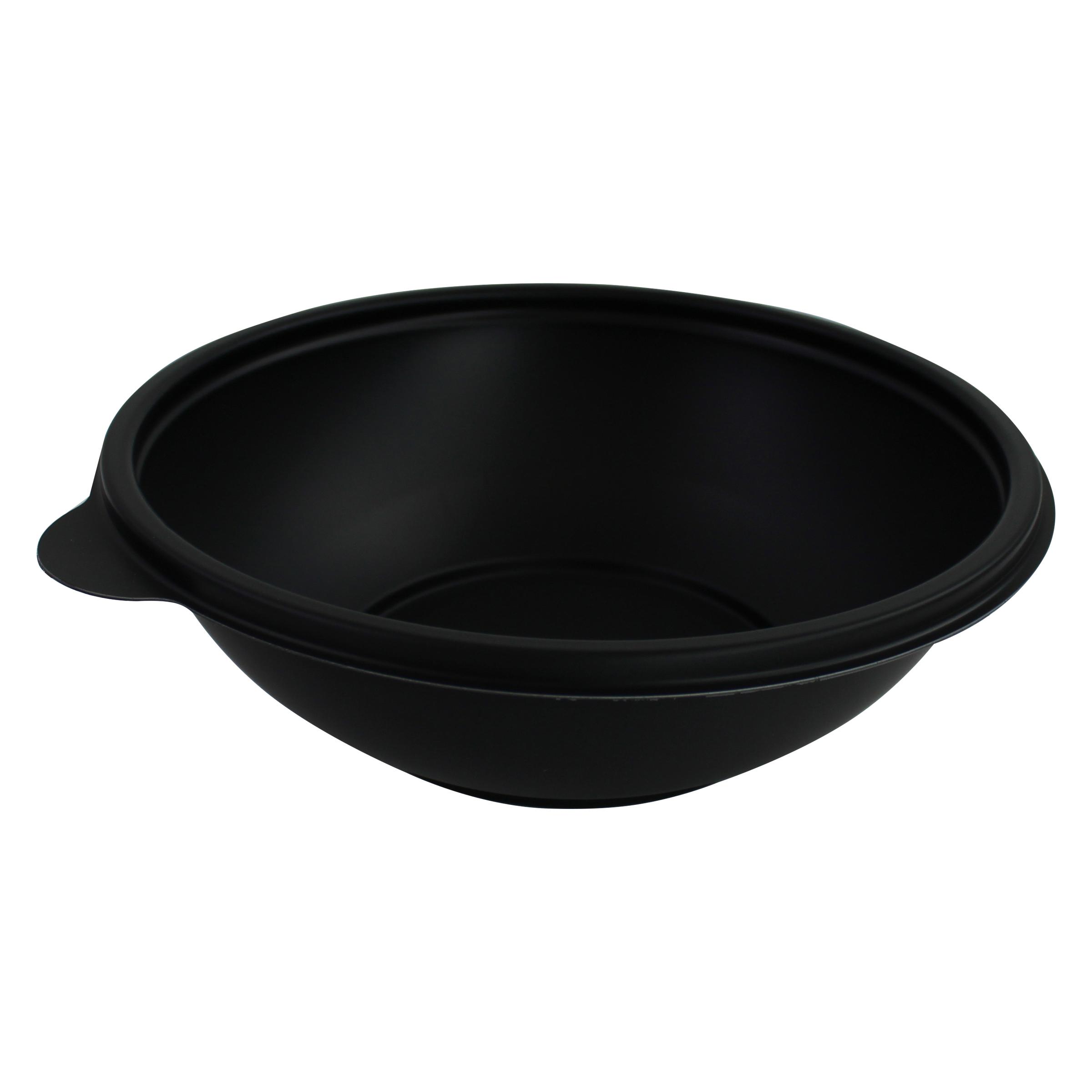 Bowl 32 OZ PP Black Round 300/Case