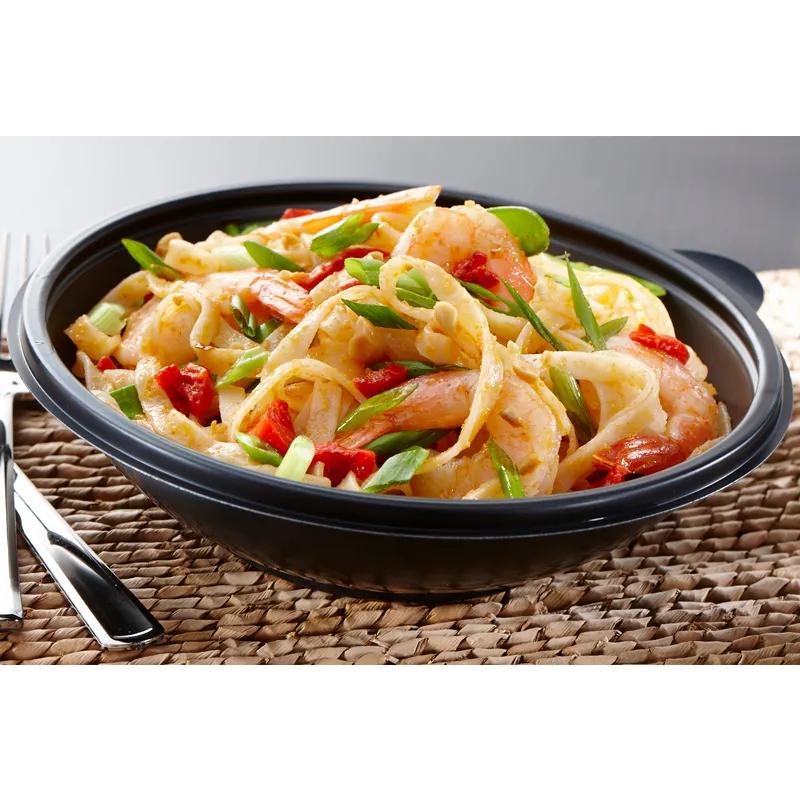 Bowl 32 OZ PP Black Round 300/Case