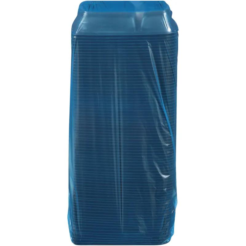 Take-Out Container Base Small (SM) 9X6.5X1.44 IN 2 Compartment PP Black Rectangle 300/Case