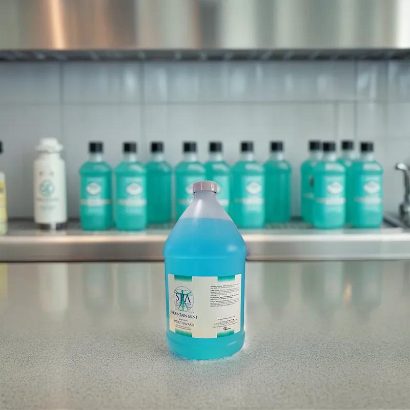 Spa Vivendus Mouthwash 1 GAL Spearmint Blue 4/Case