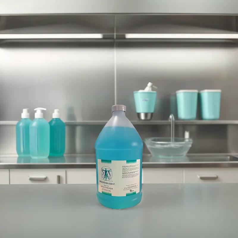 Spa Vivendus Mouthwash 1 GAL Spearmint Blue 4/Case
