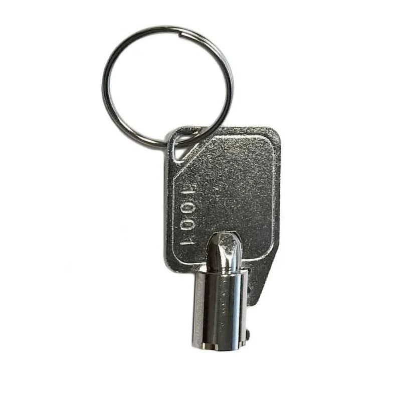 Dispenser Key Silver Metal 1/Each