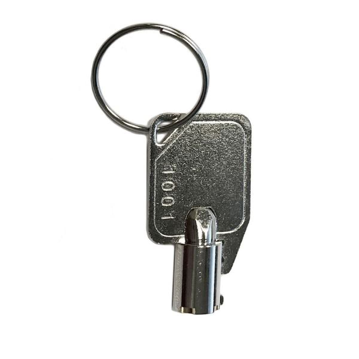 Dispenser Key Silver Metal 1/Each