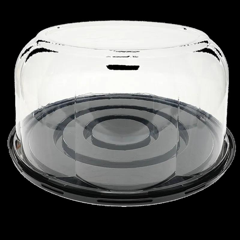 Cake Container With Dome Lid 9X5.25 IN Rose Black 40/Case
