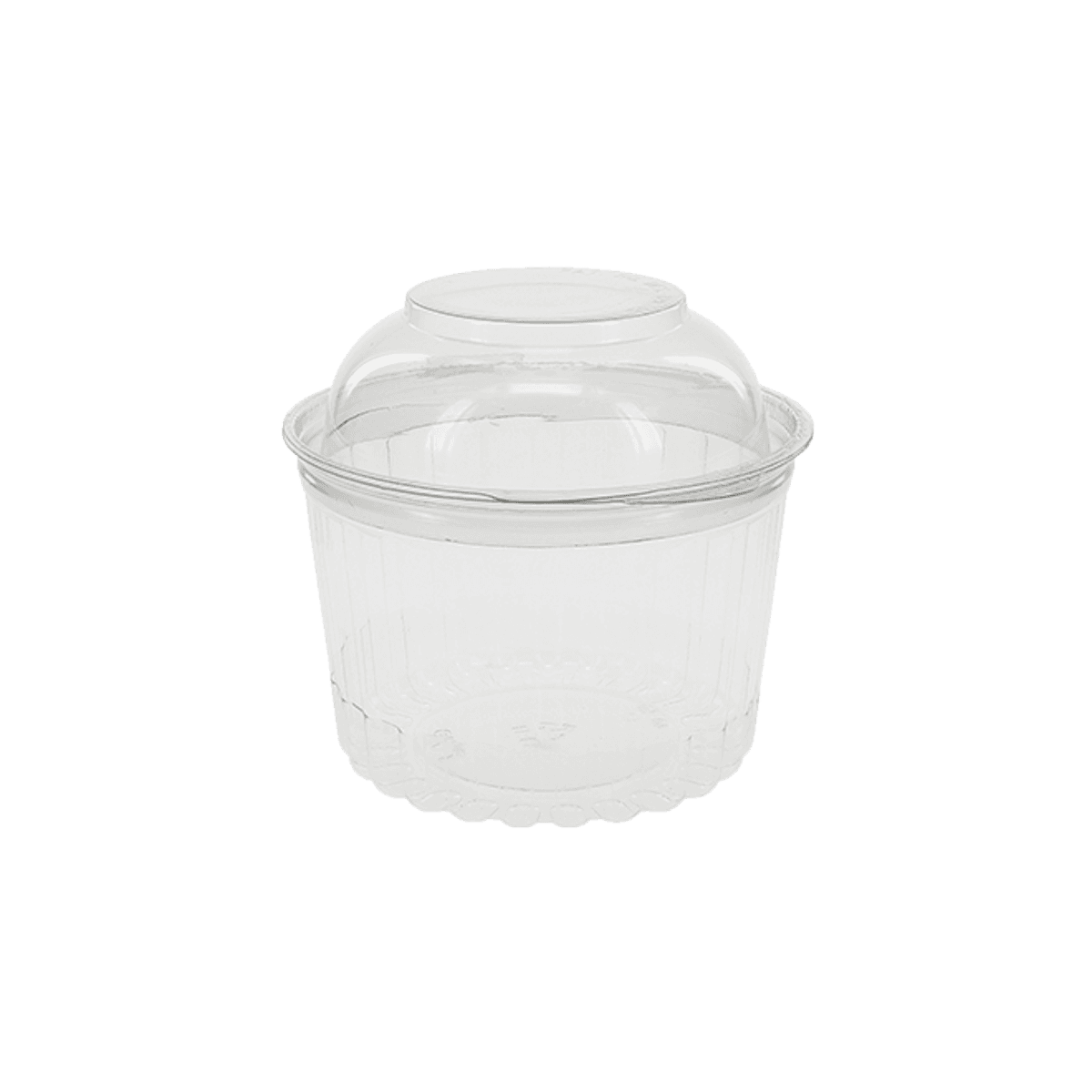 Sho-Bowl Bowl With Hinged Dome Lid 16 OZ PET Clear 250/Case