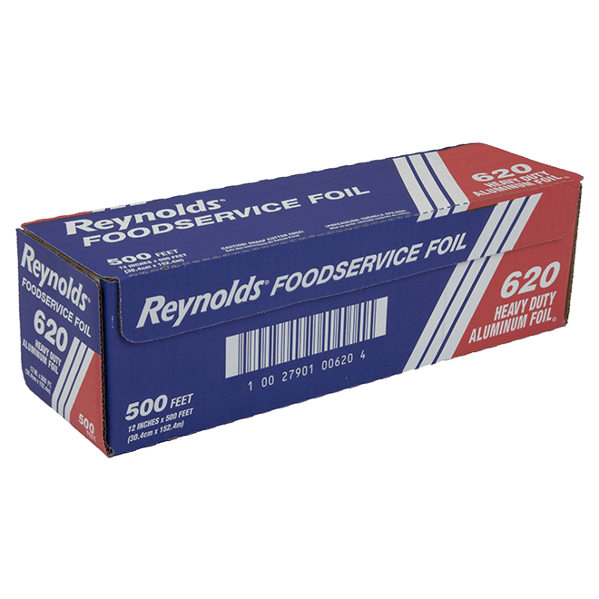 Foil 12IN X500FT Aluminum Silver Roll Heavy Duty Freezer Safe Oven Safe 1/Roll