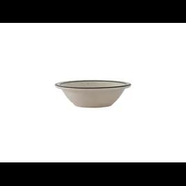 Emerald Collection Fruit Dish 4.625 IN 3.5 OZ China Eggshell Green Round Narrow Rim Banded Speckled Fully Vitrified 36/Case