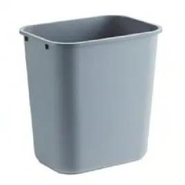 Trash Can 7 GAL 28 QT Gray Plastic 12/Dozen