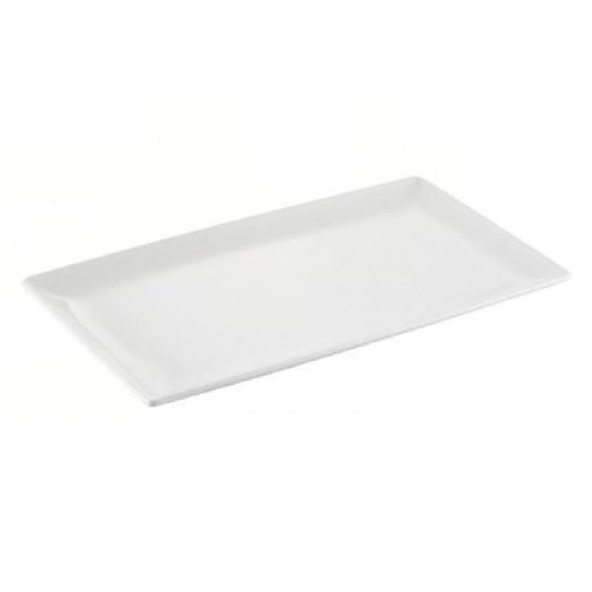 Deep Coupe Platter 13.5X7.88X2.88 IN Porcelain White Rectangle Dishwasher Safe Dual Ovenable 12/Case