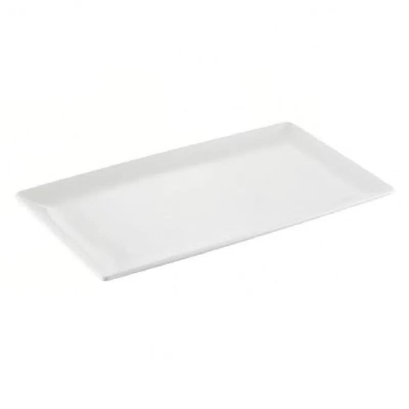 Deep Coupe Platter 13.5X7.88X2.88 IN Porcelain White Rectangle Dishwasher Safe Dual Ovenable 12/Case